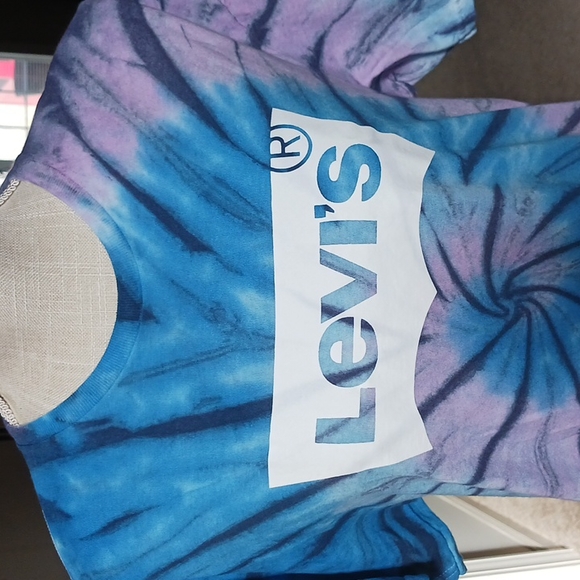 LEVI'S WOMEN'S TIE DYE T-SHIRT MULTI-COLOR SIZE M - Picture 1 of 9